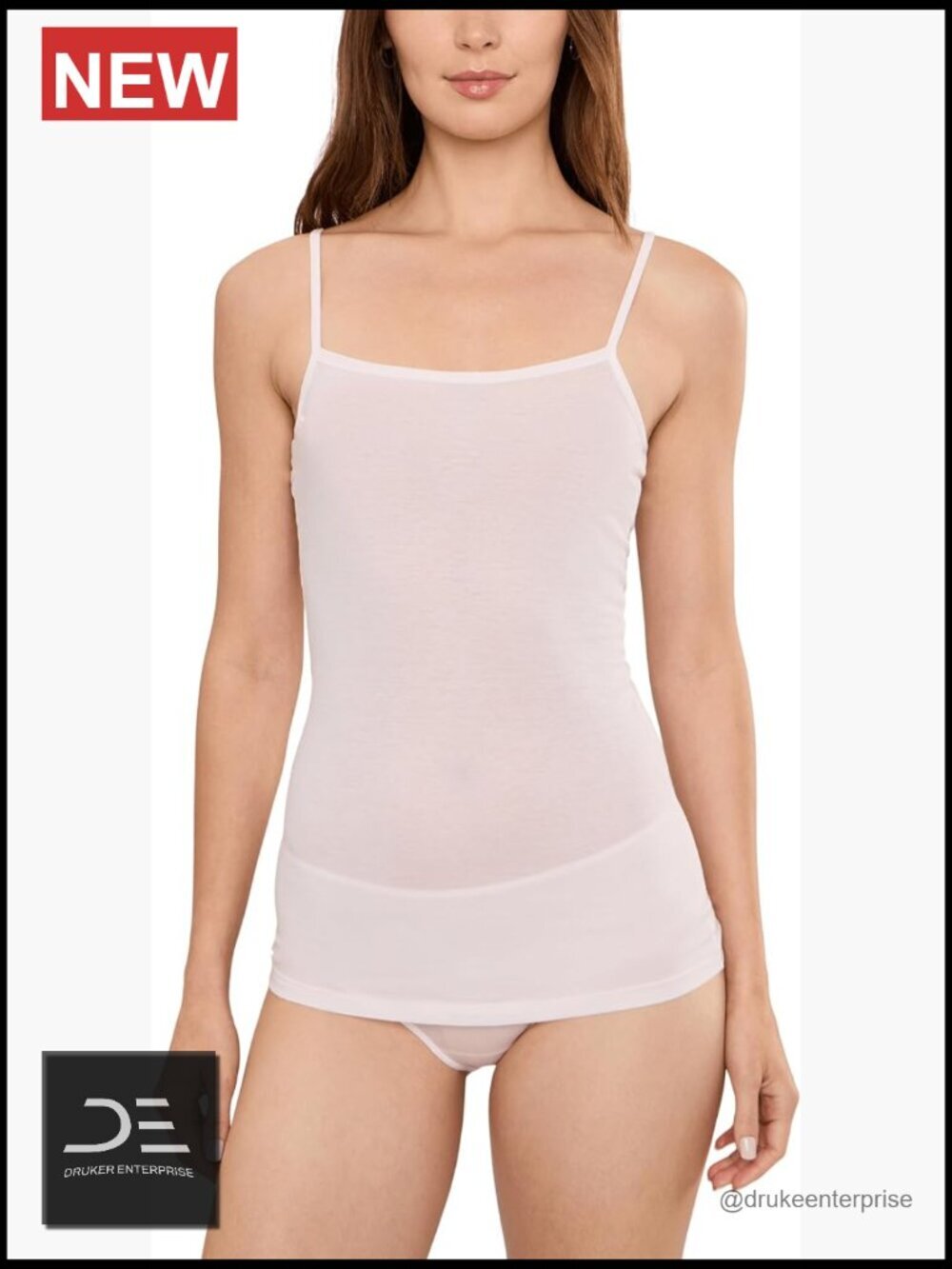 Ultralight Spaghetti Camisole - 100% Mercerized Cotton